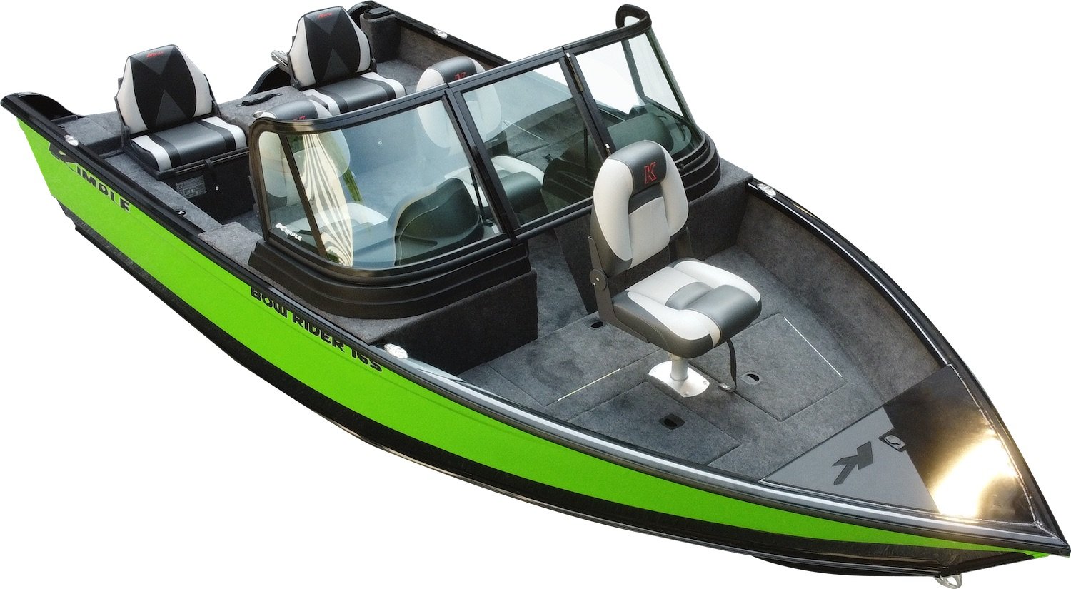 Kimple BR165-Dual Console Lime Green-Black