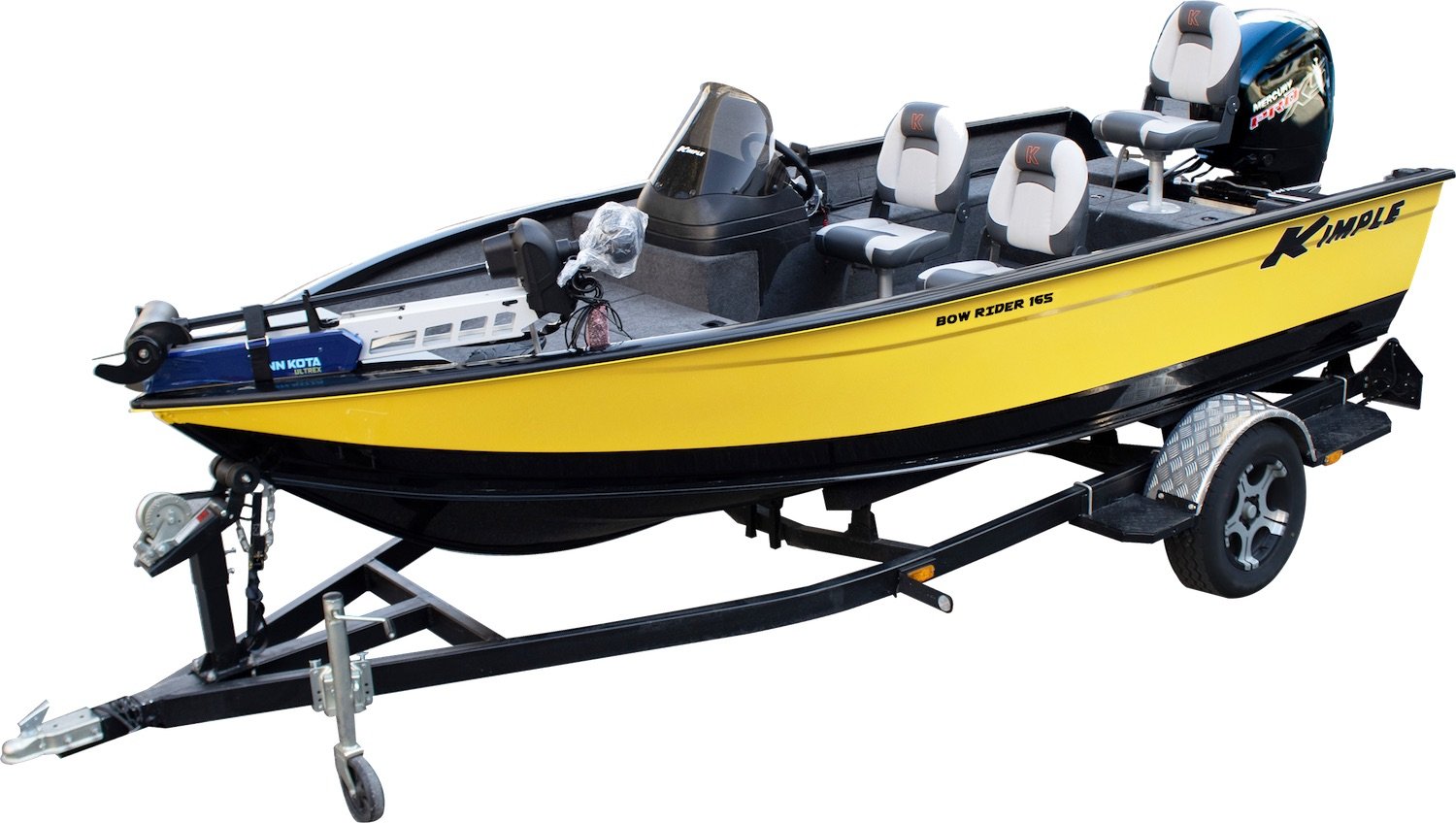 Kimple BR165-Single Console Yellow-Black